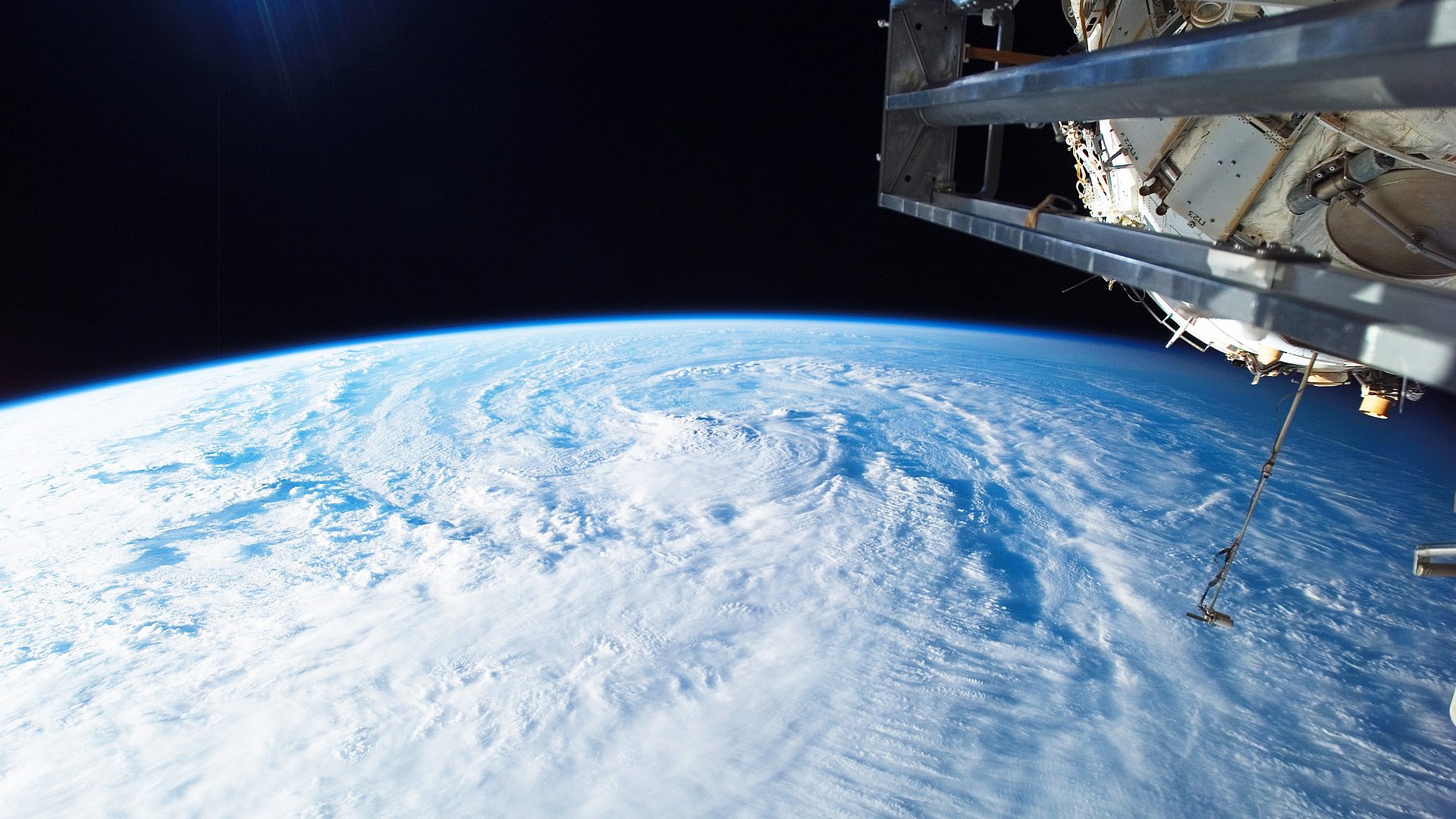 View of the Earth from the International Space Station (ISS)