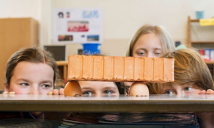 Children during a vacation program