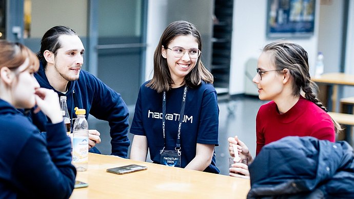 Students at HackaTUM