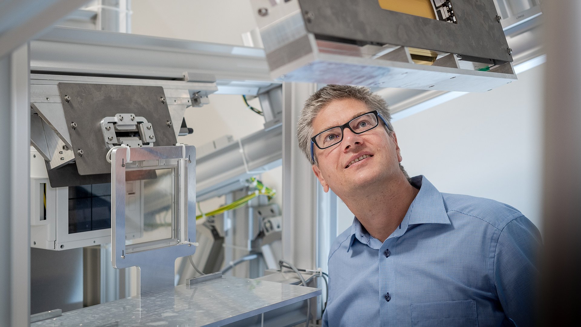 Prof. Franz Pfeiffer and his team tested the dark field X-ray technique