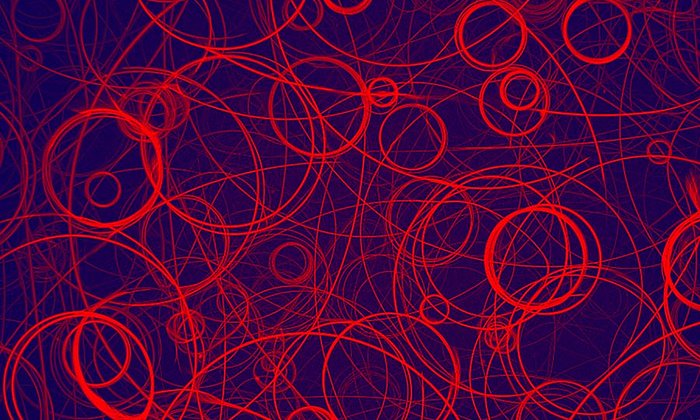 The new research center will analyze how proteins interact. The picture shows micro rings created by fibers of the muscle protein aktin. (Picture: Chair for Cellular Biophysics / TUM)