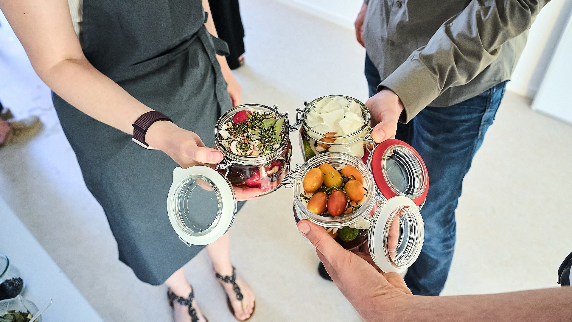 Fermented vegetables to take home