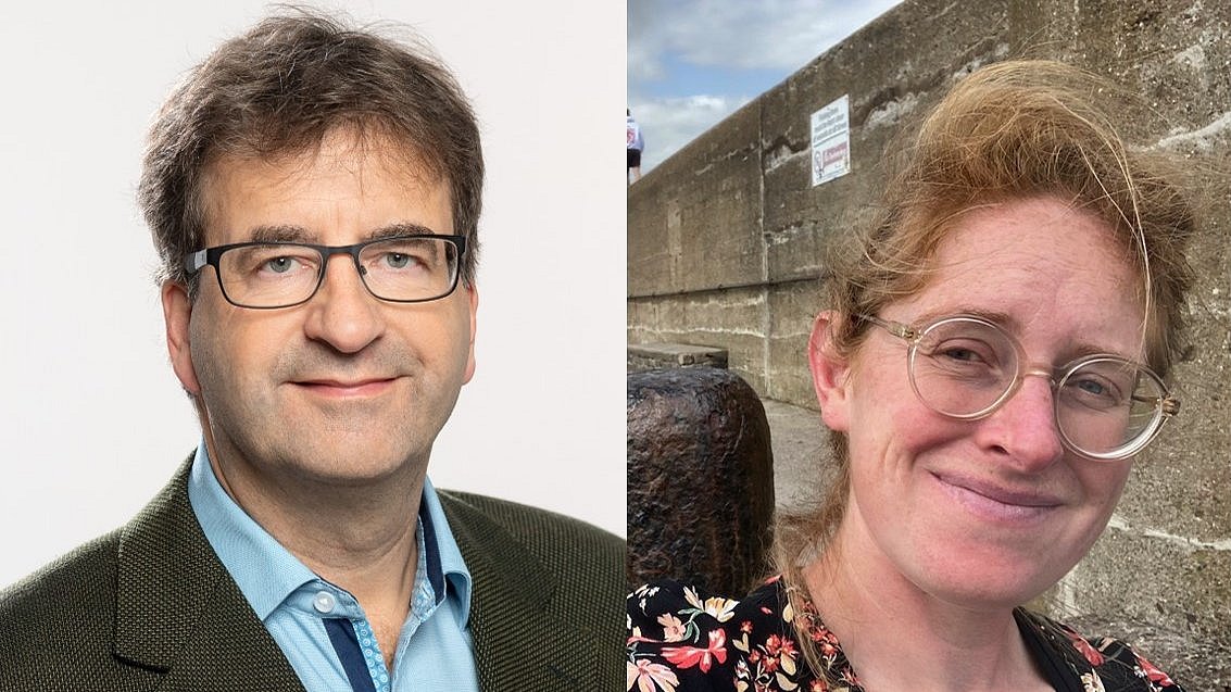 Wolfgang Weisser, Professor of Terrestrial Ecology, Victoria Culshaw, Postdoc and part of the project team of ECOLOPES
