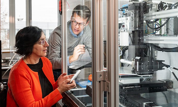Researchers in a lab of the Munich Institute of Biomedical Engineering