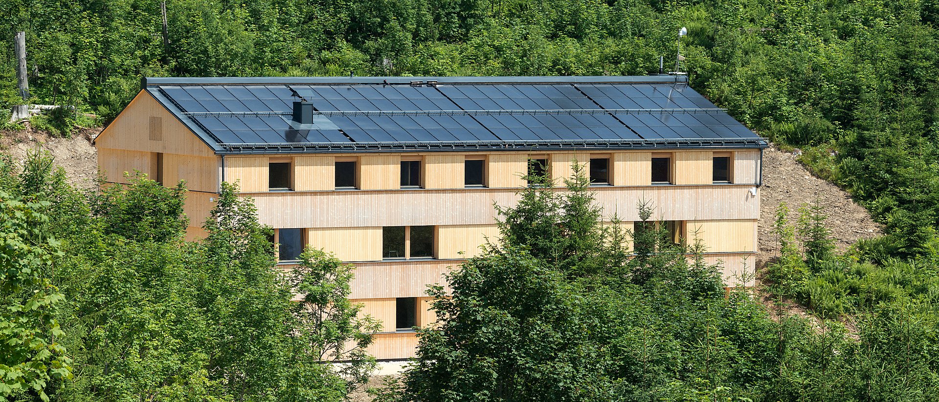 Außenansicht der TUM Forschungsstation Friedrich N. Schwarz